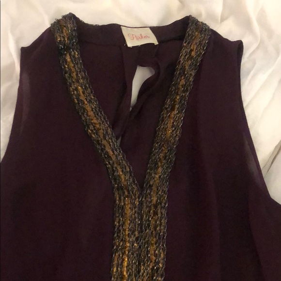 Parker eggplant color and chain open back tank - Picture 3 of 3